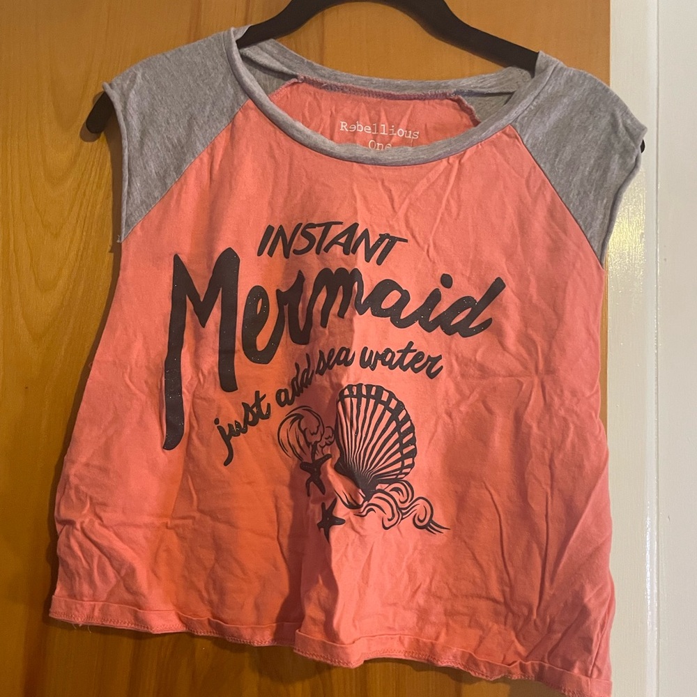 Instant Mermaid Crop Top